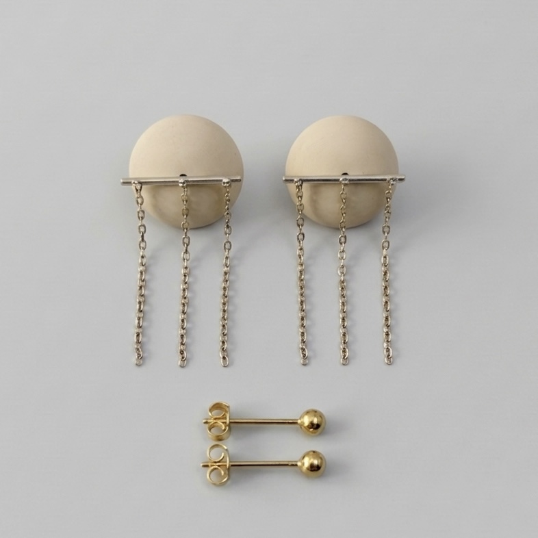SET DOT. Bio-based resin. Yvory. Gold